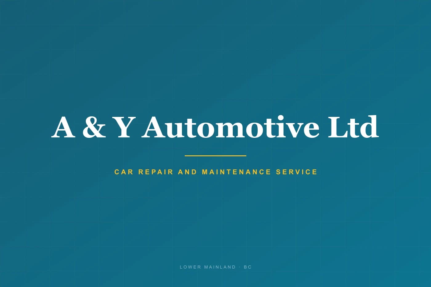 A & Y Automotive Ltd